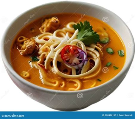  Khao Soi: Un delizioso connubio di spezie aromatiche e noodle morbidi che si sciolgono in bocca!