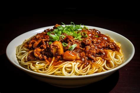  Dan Dan Mian: Un piatto piccante e confortante che combina sapori audaci con una texture vellutata!