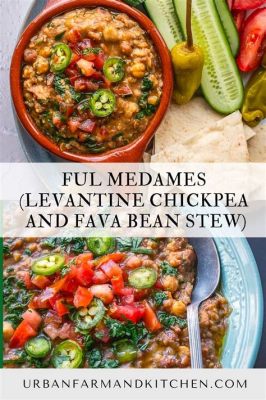  Ful Medames: Un piatto di ceci irresistibile, perfetto per iniziare la giornata con un'esplosione di sapori e aromi del Medio Oriente!